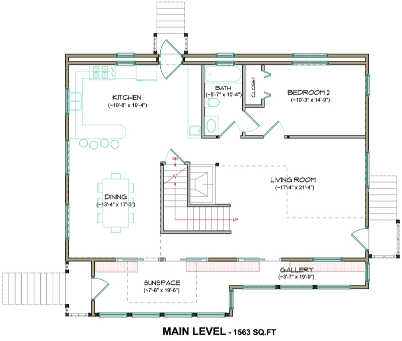 Aquarius 2-3844 - Main Level