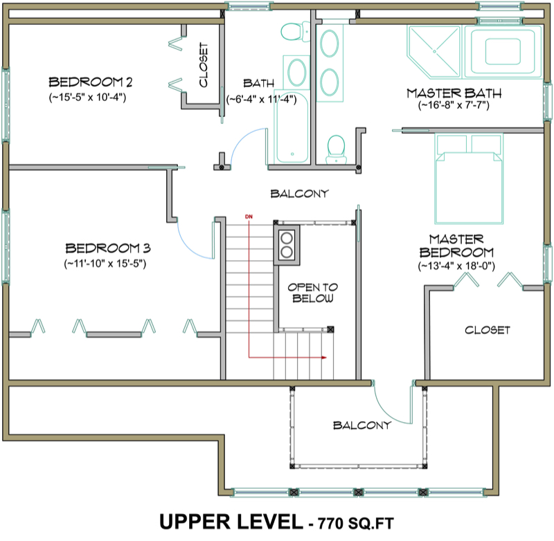 Aquarius 1-3640 - Upper Level