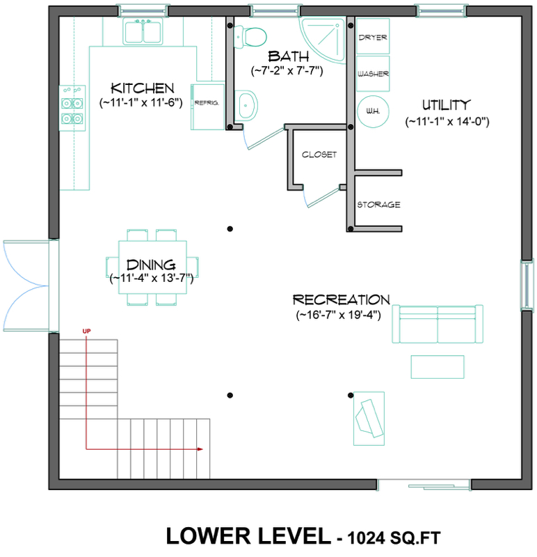 Arcadia 3236+4 - Lower Level