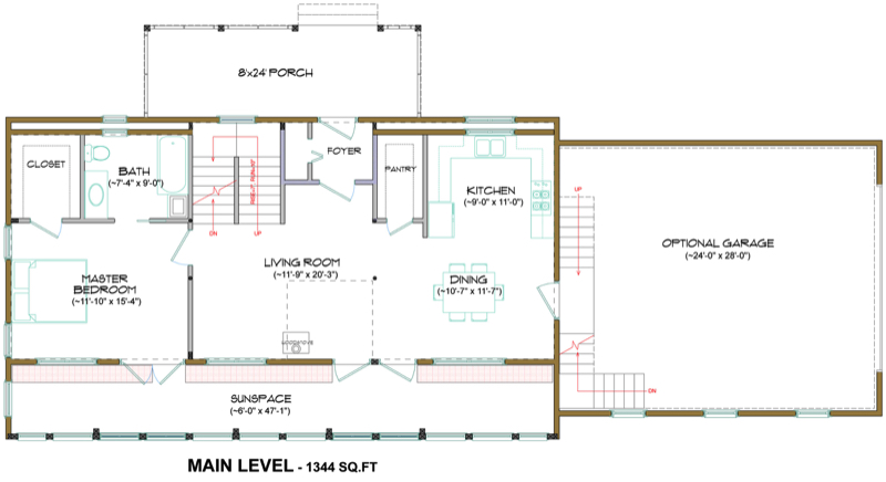 Brandywine 2848 - Main Level